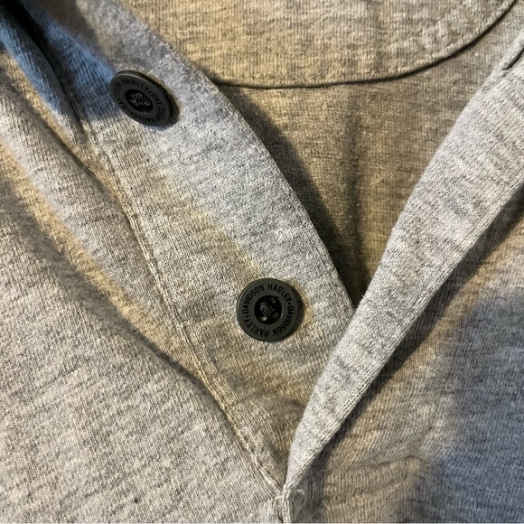 Gray Short Sleeve Harley-Davidson Button Down Polo, Size Large, Arrowhead Peoria - Picture 2 of 5